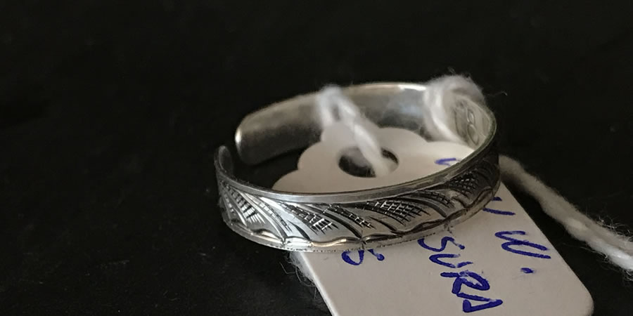 Anillo abierto. Plata 925mm.