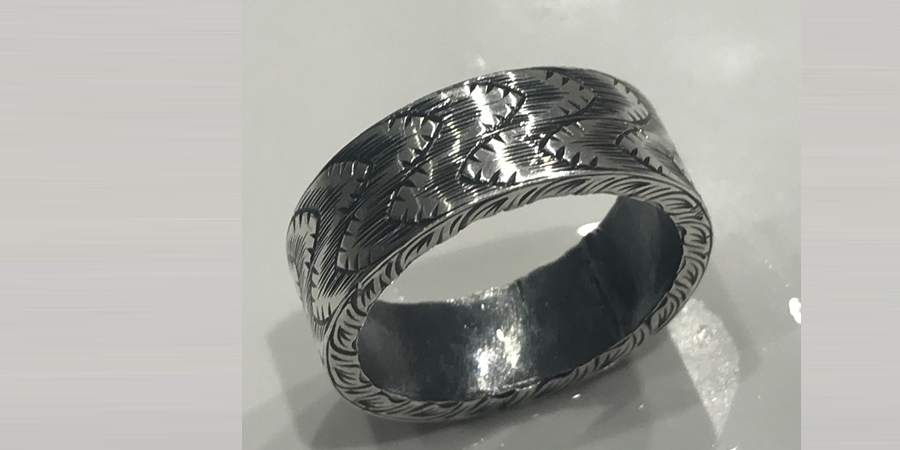 Anillo, Talla dulce (Nro.1) 